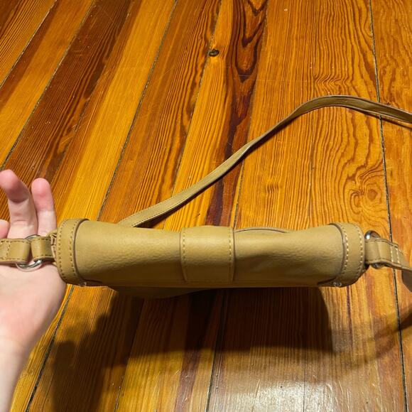 The Sak crossbody purse gray silver sparkle flap bag zipper closure wicker - Picture 8 of 8